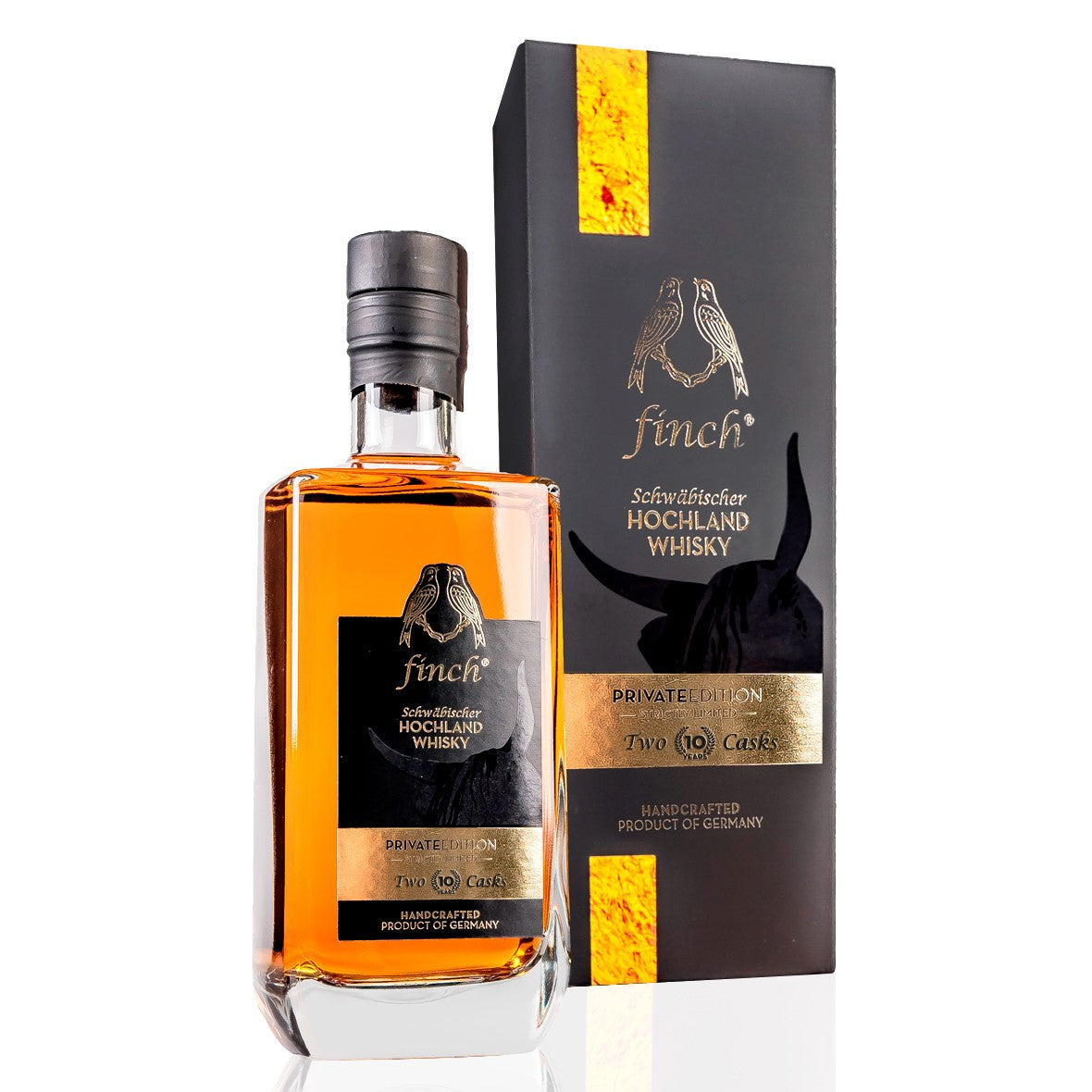 finch® Schwäbischer Hochland Whisky PRIVATEEDITION Two Casks 10 Years (0,5 l)