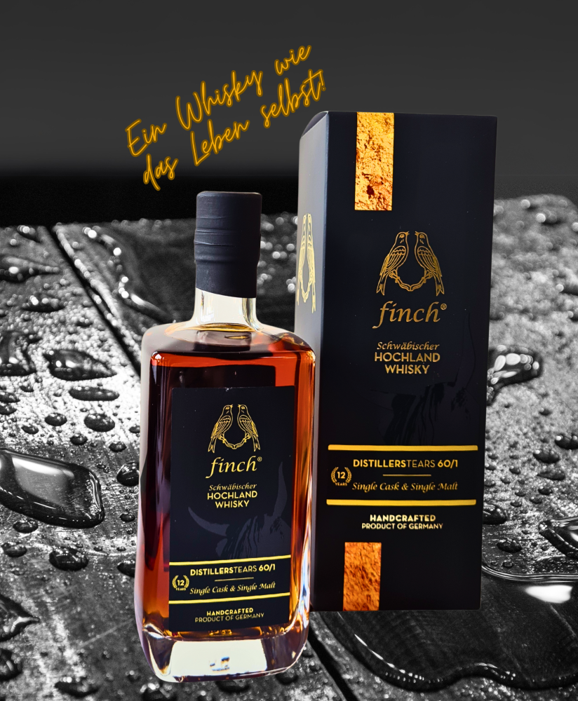 finch® Schwäbischer Hochland Whisky DISTILLERSTEARS 60/1 Single Cask & Single Malt
