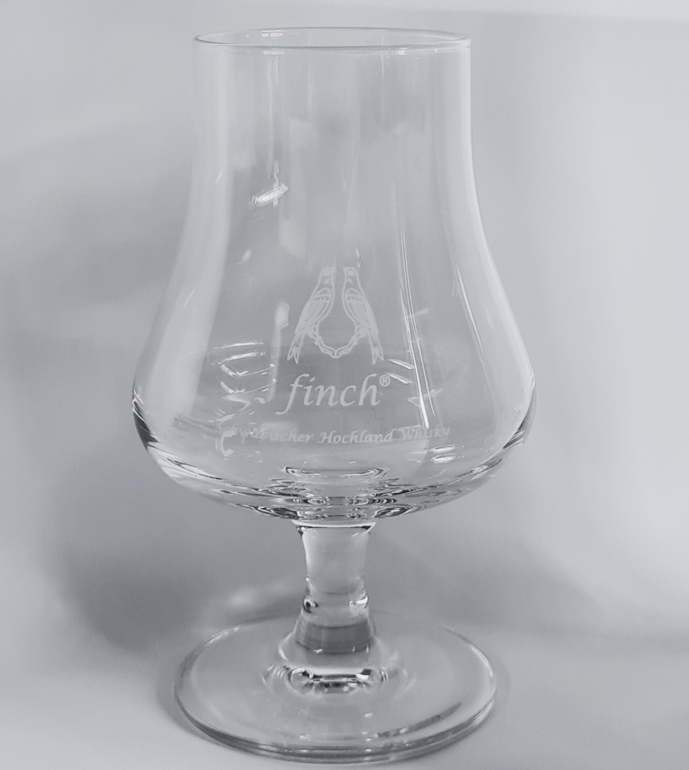 finch® Premium Whisky Glas mit Logo – Finch Whisky